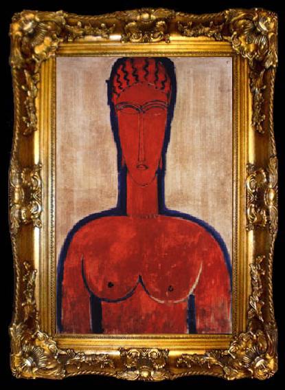 framed  Amedeo Modigliani Large red Bust, ta009-2